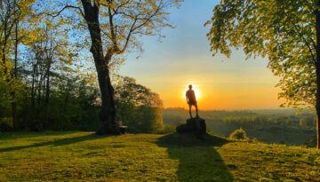 runner looking into distance