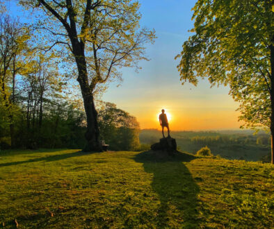 runner looking into distance