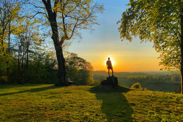 runner looking into distance