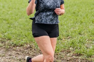 Trail runners running in the Chilterns on the Berko 10km organised by Run the Wild