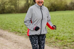 Trail runners running in the Chilterns on the Berko 10km organised by Run the Wild