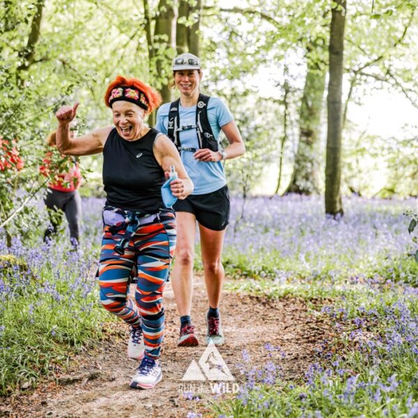 Runners completing the bluebell 10km in Tring with Run the Wild