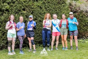trail runners completing the chilterns trail marathon with run the wild