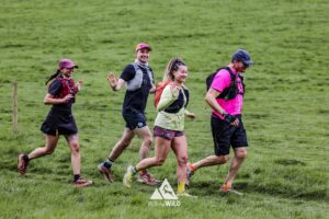 trail runners completing the chilterns trail marathon with run the wild