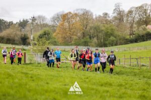trail runners completing the chilterns trail marathon with run the wild