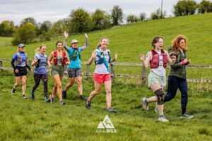 trail runners completing the chilterns trail marathon with run the wild