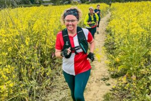 runners running the Chilterns 30km event with Run the Wild