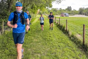 runners running the Chilterns 30km event with Run the Wild