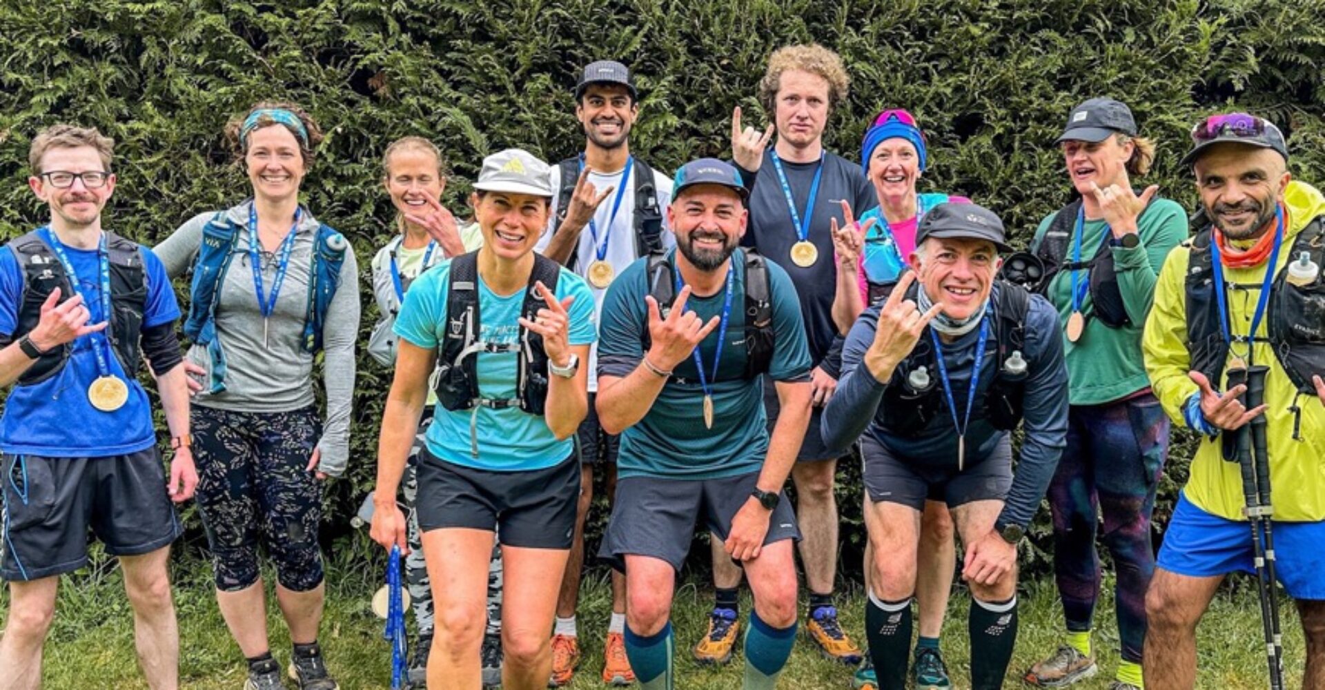 runners running the Chilterns 30km event with Run the Wild