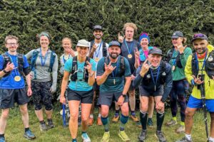 runners running the Chilterns 30km event with Run the Wild