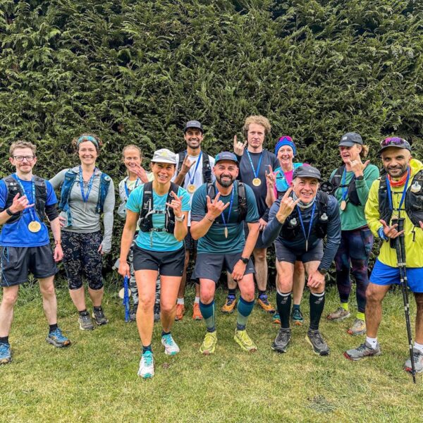 runners running the Chilterns 30km event with Run the Wild
