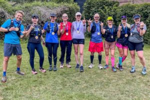 runners running the Chilterns 30km event with Run the Wild