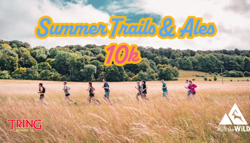 runners in the Chilterns on the trails and ales trail run