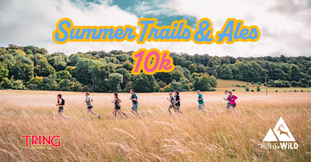 runners in the Chilterns on the trails and ales trail run