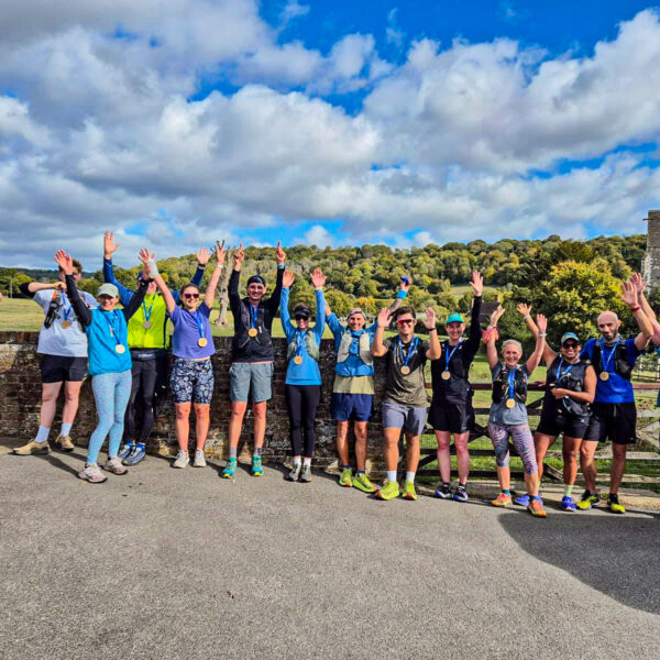 Trail runners taking part in the Run the Wild Autumn Half Marathon