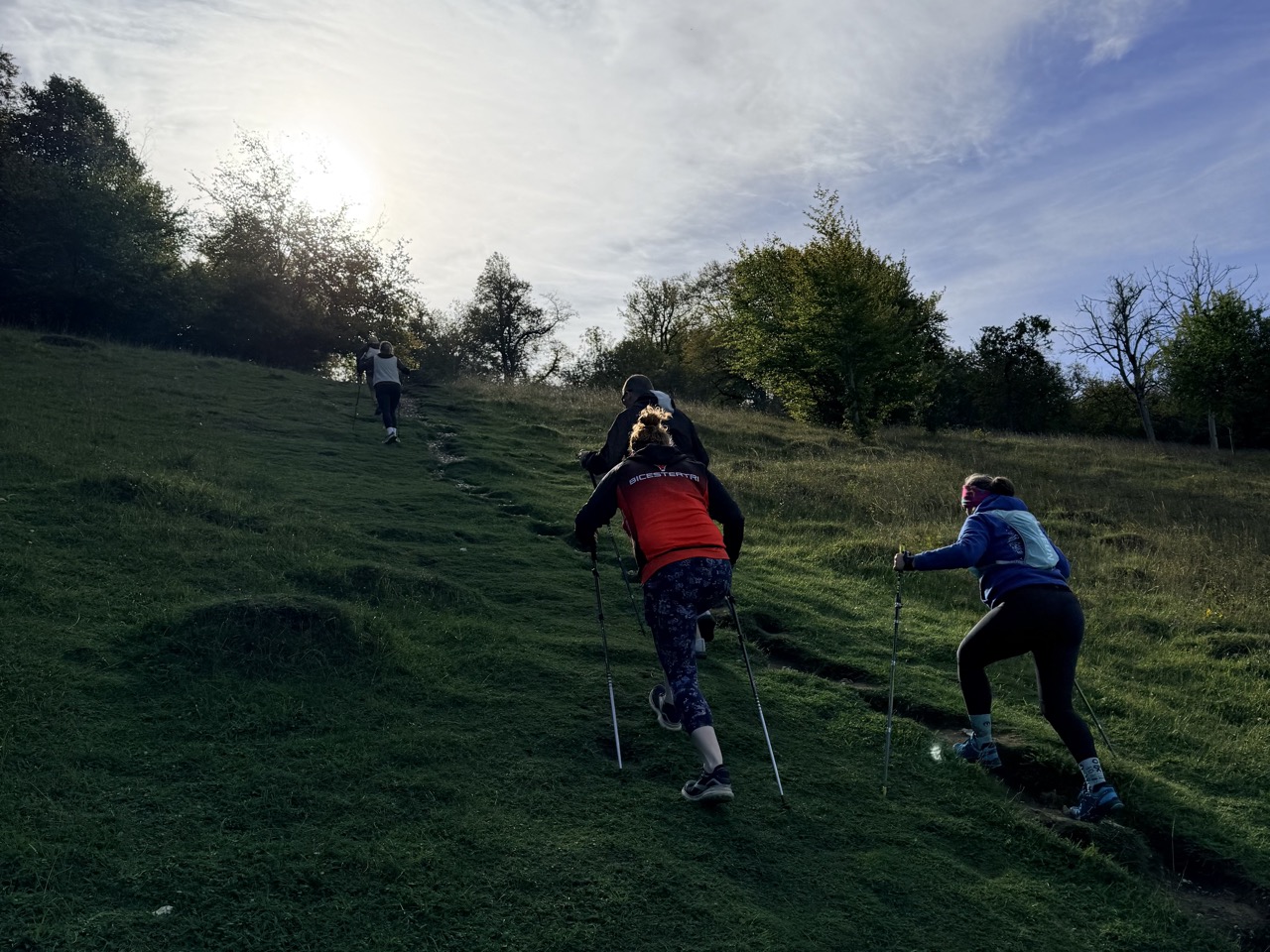 Runners taking part in the Run the Wild workshop